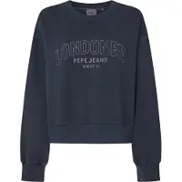 Pepe Jeans para mulher. PL581464 Sweatshirt Fiorelina navy (L), Casual, Algodão, Marinho
