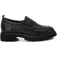 Carmela para mulher. 16187301-NEGRO Mocassins de couro 161873 preto (37), 1 a 3cm, Nenhum, Casual, Clássico