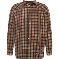 Family First Camisa castanho / mocha / branco