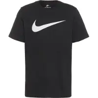 Nike Camisa 'Swoosh' preto / branco