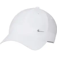 Nike Boné 'Club' prata / branco