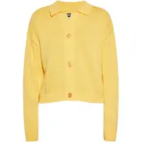 ROCKEASY Casaco de malha amarelo