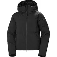 Helly Hansen para mulher. 65897 Jaqueta de esqui Nora Short Puffy preta (L), Preto, Poliéster, Ao ar livre
