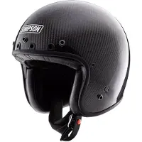 Simpson Capacete Aberto Chopper Carbon Ece22.06