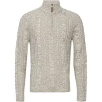 Blend Pullover 'Zotem' castanho / branco lã