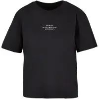 Miss Tee Camisa 'Too Frozen' azul / preto / branco