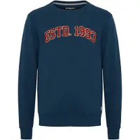 Blend Sweatshirt 'Billie' azul / vermelho / branco