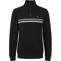 Blend Sweatshirt 'JANNES' cinzento-prateado / preto / branco