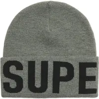 Superdry Gorros cinzento / preto