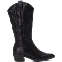 Xti para mulher. 14311901-NEGRO Bota Feminina 143119 preto (41), 3 a 5cm, Zíper, Casual