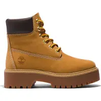 Timberland Botim com fivela 'Stone Street 6-Inch' conhaque / castanho escuro / preto