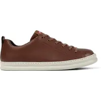 Camper para homem. K100226-140 Sapatilhas de couro Runner Four castanhas (43), Marrom, Plano, Cordão, Casual