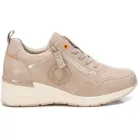 Refresh para mulher. 17228003-BEIGE Ténis 172280 bege (36), 3 a 5cm, Zíper, Casual