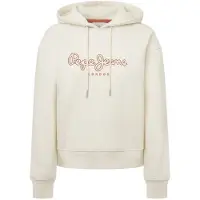Pepe Jeans para mulher. PL581459 Casaco com capuz Frida branco (M), Casual, Algodão, Sustentável