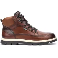 Pikolinos para homem. M3M-8107C1 Botins em pele Vigo castanho (40), Couro, Marrom, Plano, Zíper, Casual