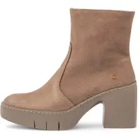 Art para mulher. 116561220003_020 Botins em pele 1656 Sofia taupe (41), Couro, 3 a 5cm, Zíper, Casual
