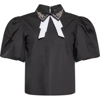 Faina Blusa preto / branco