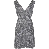 s.Oliver Vestido de praia azul pombo / branco