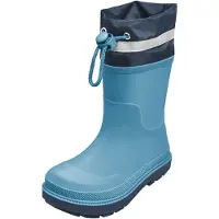 Playshoes Bota de borracha azul / navy / prata