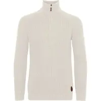 !Solid Pullover 'Xenox' bege / castanho