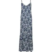 Superdry para mulher. W8011294A Vestido comprido azul sem alças (M), Casual, Viscoso, Sem mangas / correias