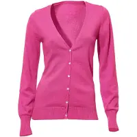 HEINE Casaco de malha rosa