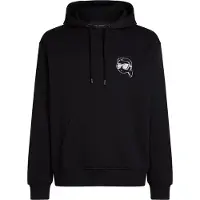 Karl Lagerfeld Sweatshirt 'IKON' preto / branco