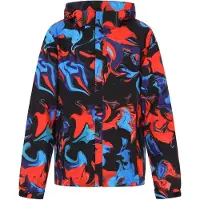 Beach budz Casaco meia-estação marinho / azul ciano / vermelho claro / preto