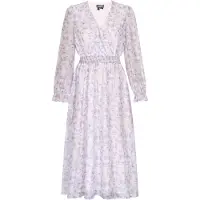 Dreimaster Vestido azul / branco
