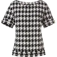 HEINE Blusa preto / branco