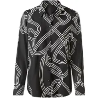 HEINE Blusa preto / branco