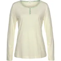 s.Oliver Camisa ecru / verde mosqueado