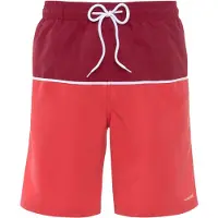 s.Oliver Calções de banho vermelho / bordeaux / branco