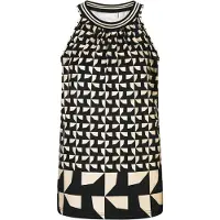 HEINE Top areia / preto