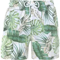 s.Oliver Calções de banho creme / verde / branco