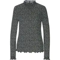 HEINE Camisa greige / verde pastel / verde escuro / preto