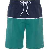 s.Oliver Calções de banho navy / petróleo / branco