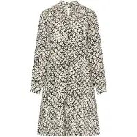 Dreimaster Klassik Vestido preto / branco lã