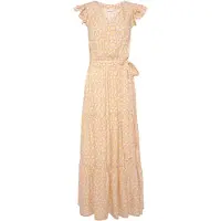 LASCANA Vestido nude / amarelo / branco