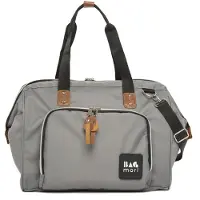 Bagmori Bolsa de maternidade castanho / cinzento / preto / branco