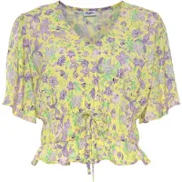 Beach time Blusa mistura de cores