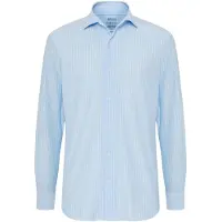 Boggi Milano Camisa azul claro / branco