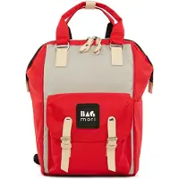 Bagmori Bolsa de maternidade bege / vermelho / preto