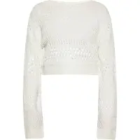 Swirly Pullover branco