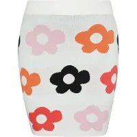 Mymo Saia amarelo escuro / cor-de-rosa / preto / branco lã