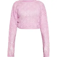 Swirly Pullover rosa claro