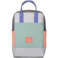 Johnny Urban Mochila 'Linus' cinzento claro / menta / salmão