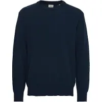 !Solid Pullover 'Ike' marinho