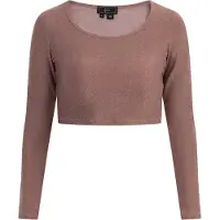 Faina Top rosa escurecido