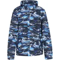 Beach budz Casaco meia-estação marinho / turquesa / índigo / branco